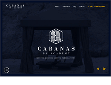 Tablet Screenshot of cabanasbyacademy.com